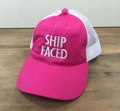 Ship Faced Hat // Bachelorette Party Bride Trucker Mesh Unstructured Hat